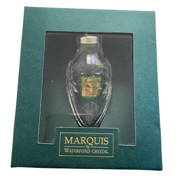 Waterford Crystal Ornament Marquis Teardrop 4 Inch Hand cut Hungary 1995 - Picture 1 of 6